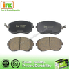 D929 semi metálico sin ruido Auto Pad de freno