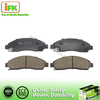 Óxido de aluminio sin asbesto negro Auto Pad de freno